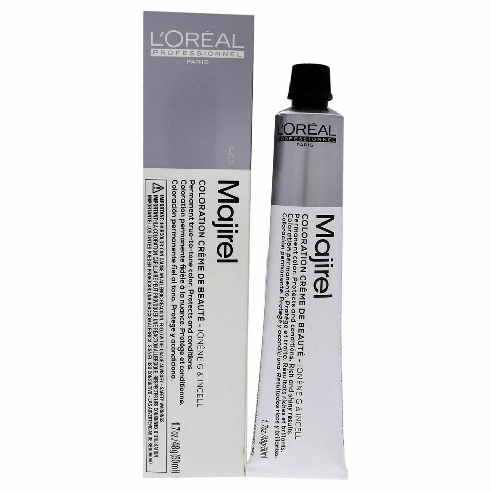 Nuevo Paquete Loreal' MAJIREL Coloración Color de Cabello Permanente con Ioneno ~ 1.7 OZ Foto 2 de 4