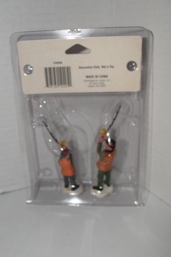 2001 Lemax Village Collection - Flyfishing With Dad - 12495W - Foto 4 di 10
