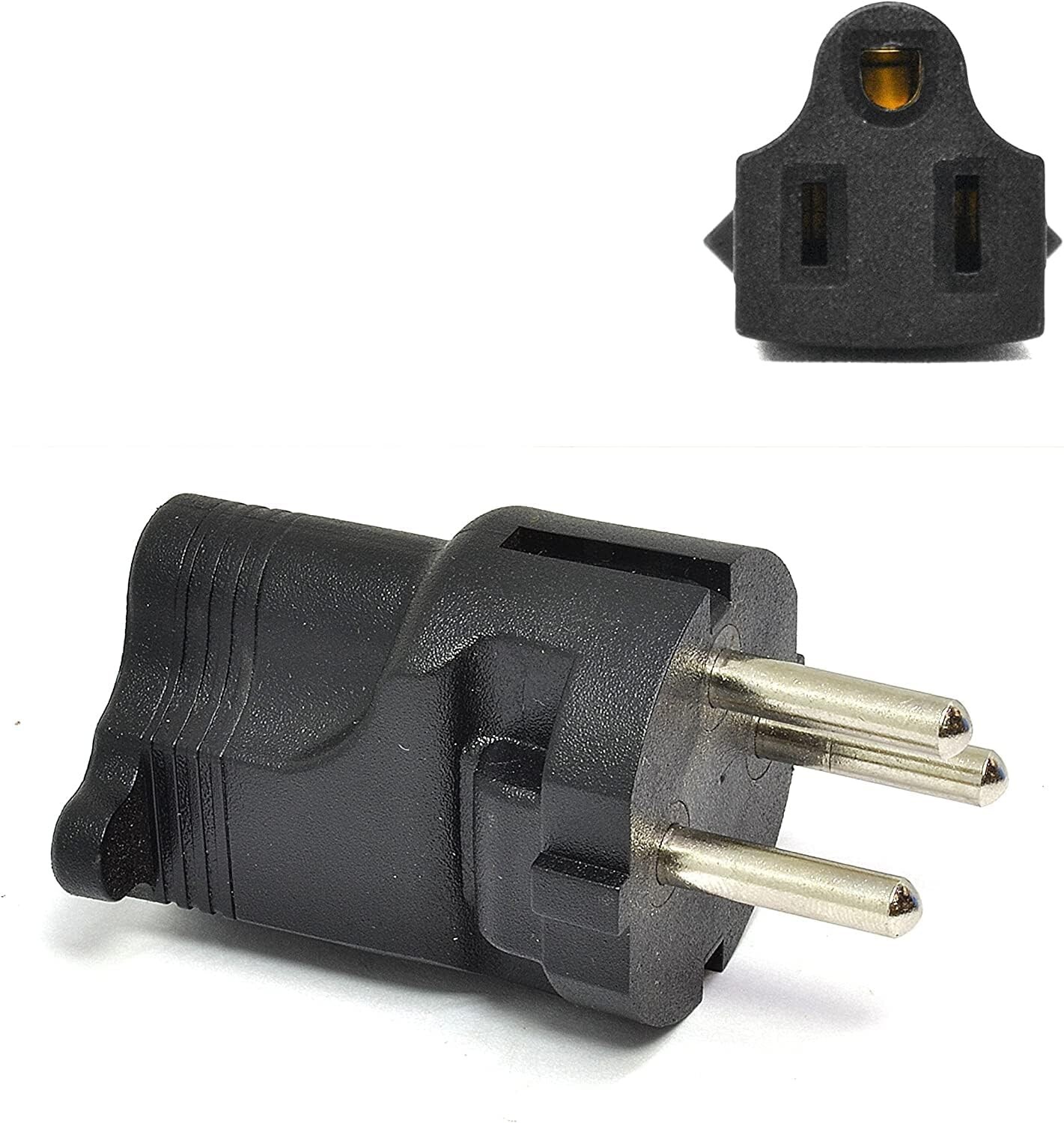 Ceptics Israel, Palestine Travel Adapter NEMA 5-15R - ETL Certified