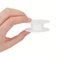White Plastic Empty Spool for Wire Thread Bobbins Stringing Material Jewelry