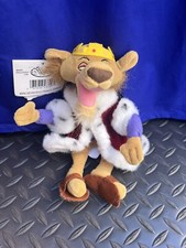 Disney Store Mini Bean Bag Prince John 9" NWT From Robin Hood Movie