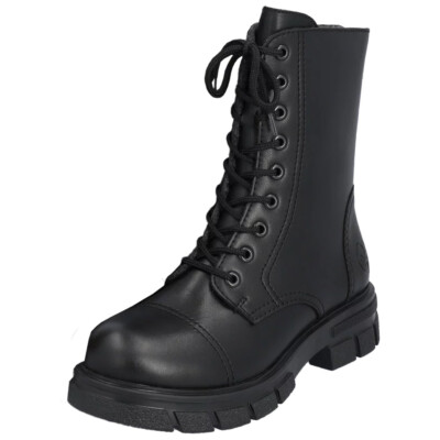 Rieker Damen Stiefelette Leder erweiterbar Reißverschluss rutschfest Z9107