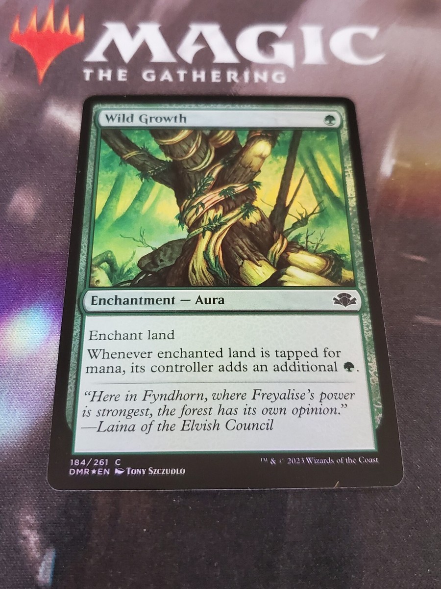 MTG. Wild Growth. Foil. Dominaria Remastered. Pack Fresh | eBay