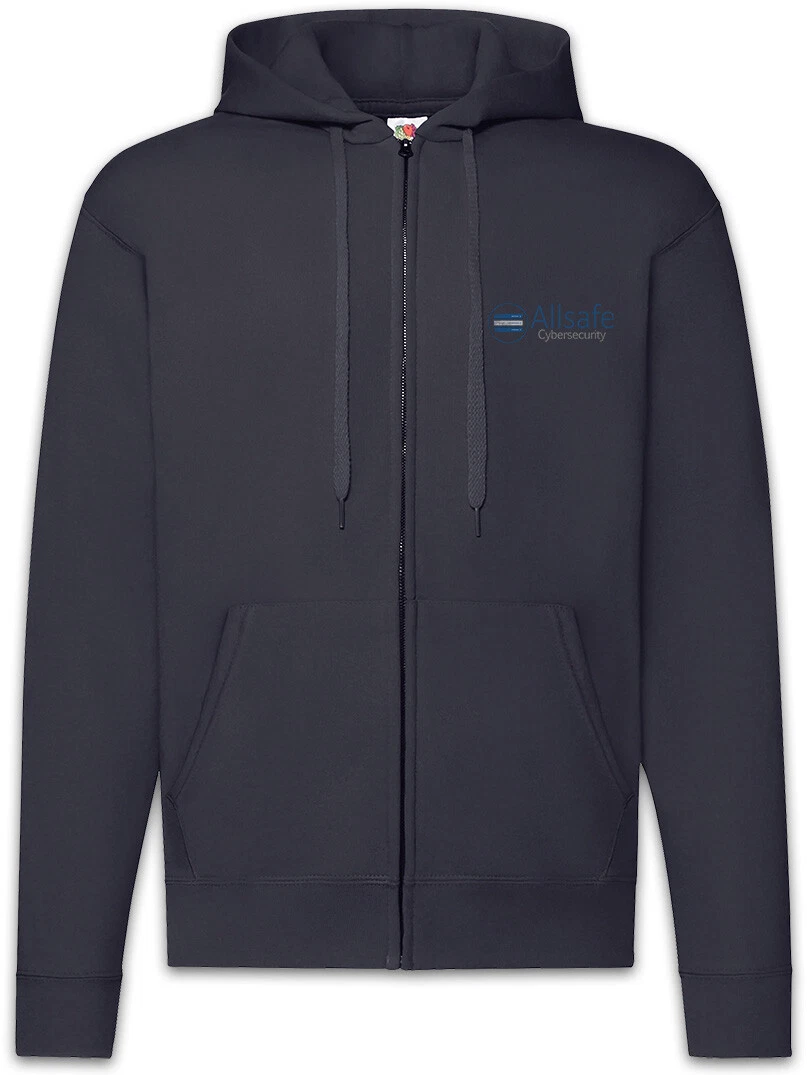 Allsafe Cybersecurity Zipper Hoodie Fsociety Hacker Tv Evil Mr. E Corp Robot