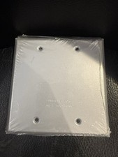 SIGMA OUTLET BOX COVER TWO GANG BLANK COVER 14340 New All weather 4 Hole