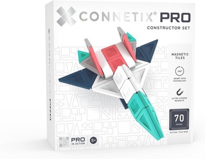 Connetix PRO Constructor Set 70 Pieces Magnetic Tiles
