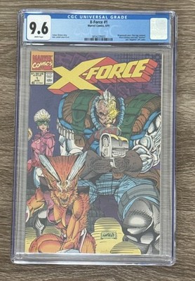 X-FORCE #1 - CGC 9.6 - WRAPAROUND COVER - POLY-BAG REMOVED - MARVEL COMICS