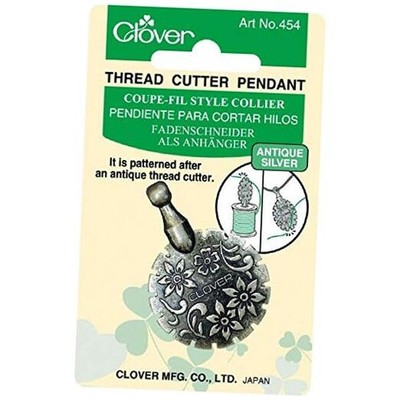 Thread Cutter Pendant, Antique (454) Silver