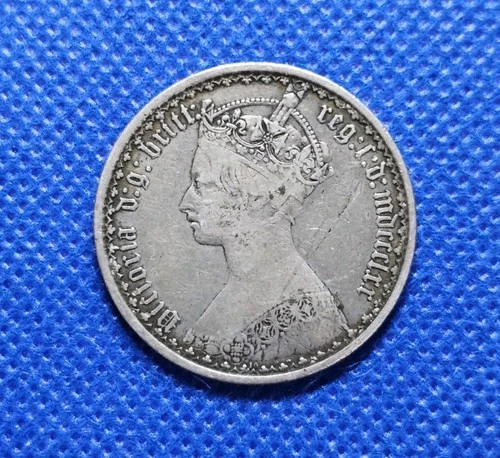 Photo of a 1870 Victoria Florin from an eBay sale