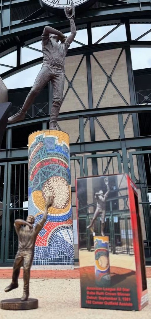New Signed Jesse Barfield Replica Statue: From The 7/31/2026 Jesse Barfield Game