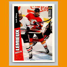 Jocelyn Lemieux #42 1996-97 Collectors Choice Calgary Flames Hockey Card NHL