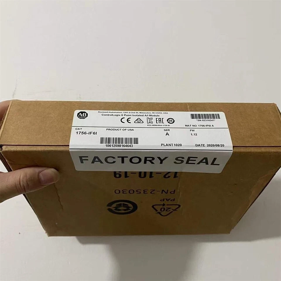NEW Sealed AB 1756-IF6I ControlLogix 6Point Isolated A/I Module US Free Tax - Image 3 of 4