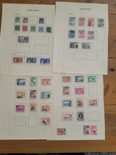 Gold Coast Stamps On 4 Pages