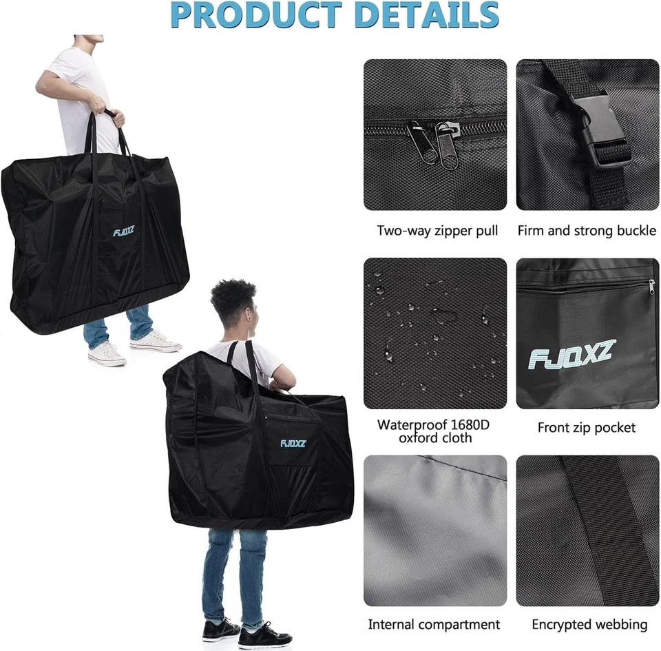 Folding Bike Travel Bag  26" Waterproof Bicycle Carry Case Bag Bike Carrier Bags - Image 4 of 4