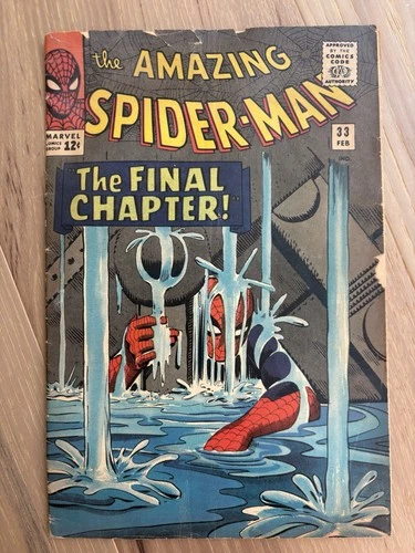 Amazing Spider-Man #33 (Marvel Comics 1966) Final Chapter Key Issue VG-