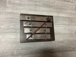 Vintage Xylophone With Mallet J.C. Deagan Railroad / Ship Dinner Chime 4 Bell