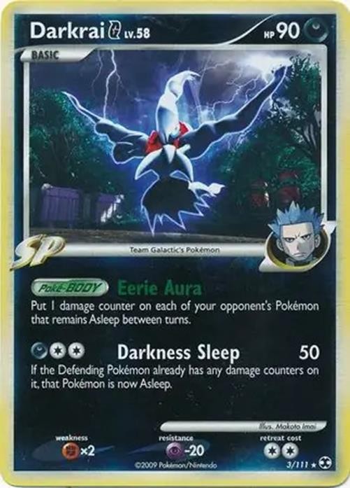 Darkrai - 3/111 - Pokemon Rising Rivals Reverse Holo Rare MP | eBay