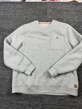 Coleman Gray Sherpa Fleece Lined Henley Thermal Long Sleeve Shirt Mens Size L