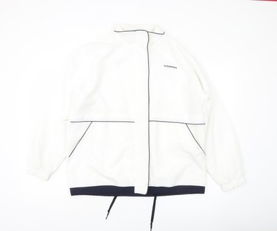 Diadora Herren Windbreaker Jacke weiß Polyester Größe M