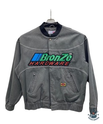 BRONZE 56K Bomber jacket Size: XL Gray Men | eBay