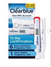 Clearblue Combo Pregnancy Tests - 6 Rapid  1 Digital