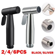 2/4/6x Stainless Steel Toilet Bidet Spray Handheld Shattaf Sprayer Shower Heads