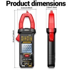 Digital Clamp Meter Automatic Detection AC DC Voltage Current Resistance