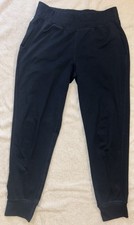 Zella Pants Womens Small Black Sweatpants Joggers Gym Activewear Preowened