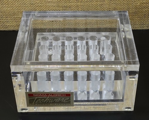 Acrylic Beta Radiation Shielding & Storage Box for 1.5/2mL Tubes; 24 Positions