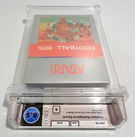 Football RealSports Soccer 1988 Atari 2600 NEW SEALED GRADED WATA 8.5 SEAL "A"