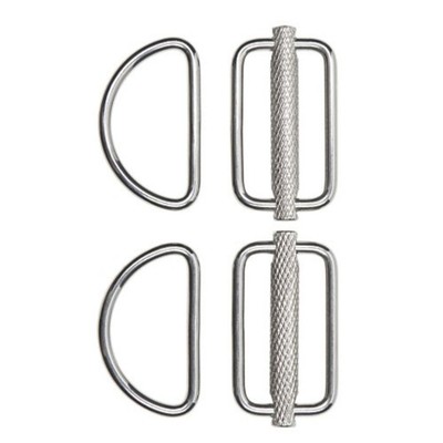 SF-1 TopDeal:  XDEEP slideable ring - 2 verschiebbare Edelstahl D-RINGE im Set