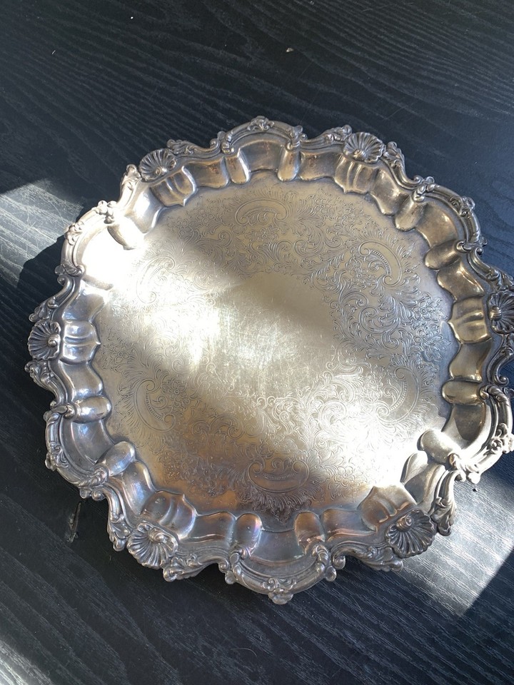 Scarfe Harris Scarfe Ltd Silverplate Tray - Made in England | eBay Australia