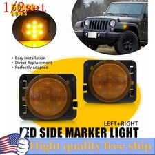 2/4/6 For 2007-18 Jeep Wrangler Side Marker Lamp Passenger Right Side 55078144AA