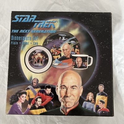 1994 Zak Design Star Trek The Next Generation Dinnerware Set - Rare in box