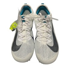 Nike Air Zoom Maxfly 2 Track Sprint Spikes White Teal FZ9662-100 Mens 9 US