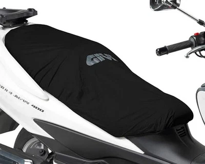 Housse de siège amovible, imperméable, noir pour scooters - Photo 1/4
