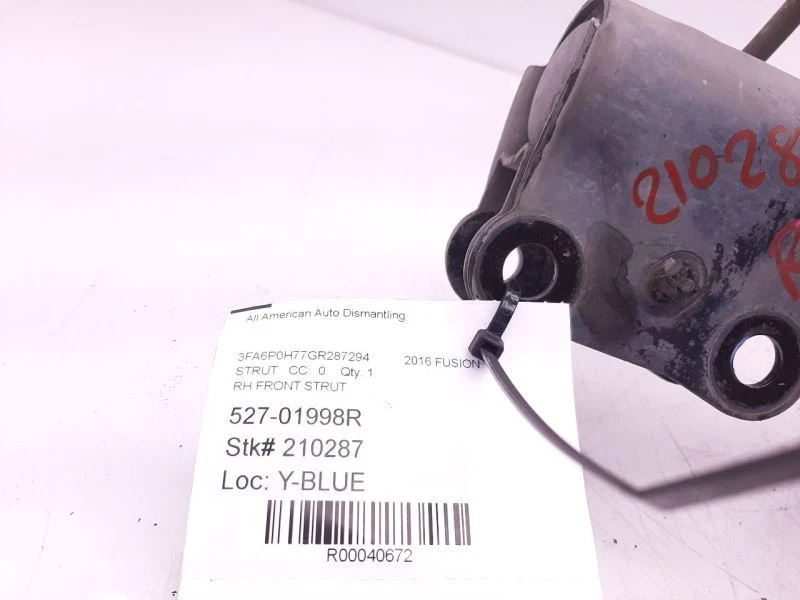 Puntal delantero derecho pasajero 13-19 FORD FUSION HG9Z18124A Foto 3 de 4