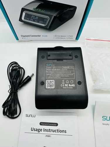 Złącze filamentu SUNLU Szybkie ogrzewanie do 1,75 mm ABS PLA PETG TPU PA do 240°C - Zdjęcie 4 z 4