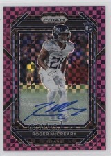 2022 Panini Prizm Rookies Purple Power 5/49 Roger McCreary #382 Auto 03tv