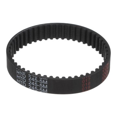uxcell HTD-5M Rubber Timing Belt 245mm Pitch Length x 15mm 245-5M-15mm, Black 
