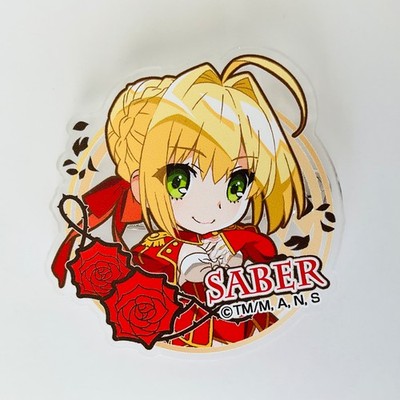 Fate/Extra Last Encore Nero Claudius / Saber Acrylic Badge Anime Bandai 2018