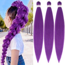 Purple Braiding Hair 3 Packs 30 Inch Professional 30 Pack of 3 ,
