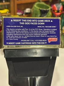 Nintendo NES Game Genie Video Game Enhancer By Galoob Model No: 7356