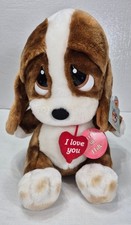 DAKIN Sad Sam Honey Talking Basset Hound I Love You w/ Tags Valentine VIDEO