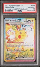 2024 POKEMON SSP EN-SURGING SPARKS SPECIAL ILLUSTRATION RARE PIKACHU EX PSA 10