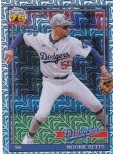 MOOKIE BETTS TOPPS 1991 SILVER PACK CHROME MOJO REFRACTOR DODGERS #95 2026 S1