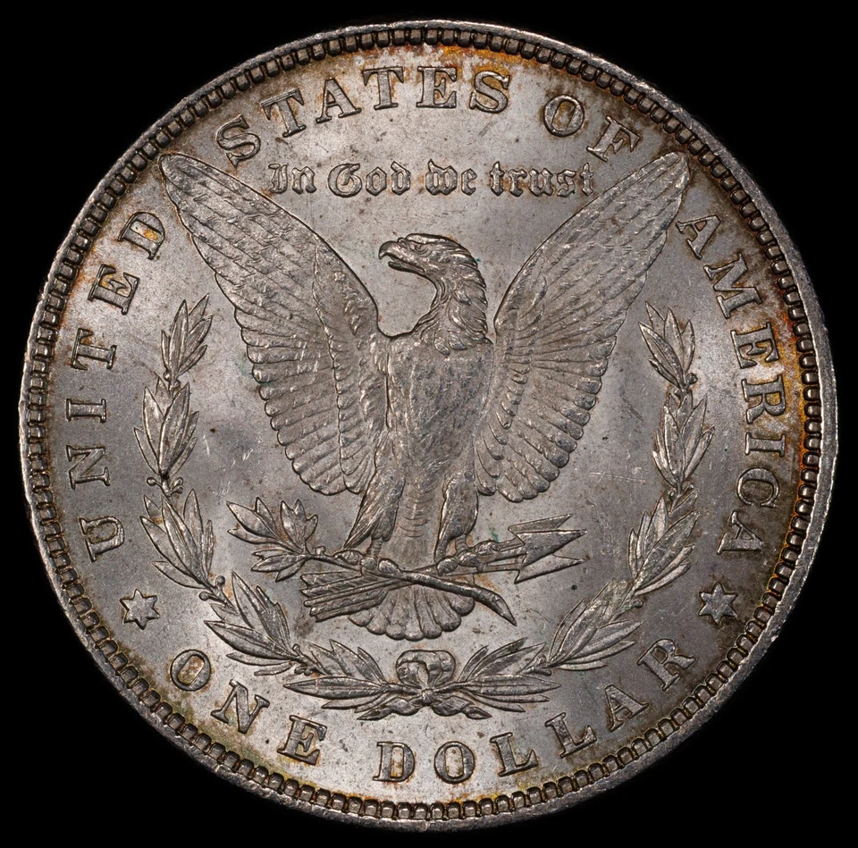 1879 Morgan Silver Dollar PCGS Graded MS 61 - Image 3 of 4