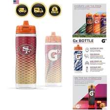 NFL Gx Bottle 30oz Sports Water Bottle Leak Proof Kid Football Team