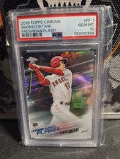 2018 Topps Chrome Freshman Flash #FF-1 Shohei Ohtani RC Rookie Gem Mint PSA 10