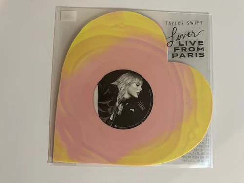 Taylor Swift Lover Live From Paris Heart Shaped 2025 Vinyl Pink Blue NEW IN HAND